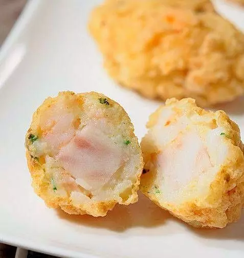 @@太好吃了！▁▂ 香酥芋蝦球 ▂▁ 單單不吃飯都可以喲！！