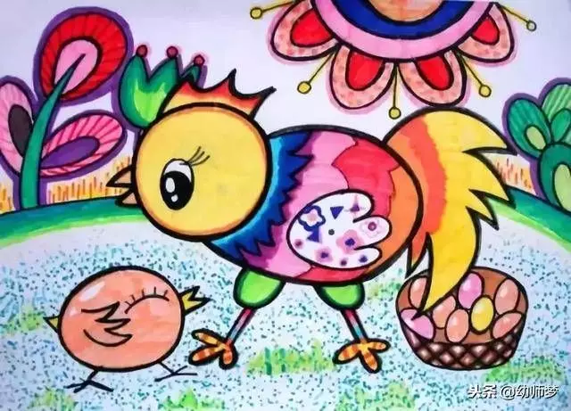 「創意繪畫」動物主題的兒童畫，幼師收好！