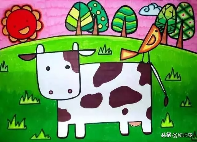 「創意繪畫」動物主題的兒童畫，幼師收好！