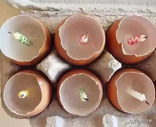 「手工」幼兒園九種雞蛋繪畫玩法！驚呆了！